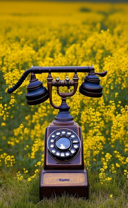 Telefon im Rapsfeld Kontakt Sonja Durand